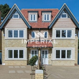 Development of 2 residential semi-detached homes, built using Cambridge Buff handmade bricks.