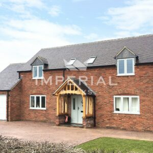 Detached new build cottage style home, built using Reclamation Cheshire handmade bricks.