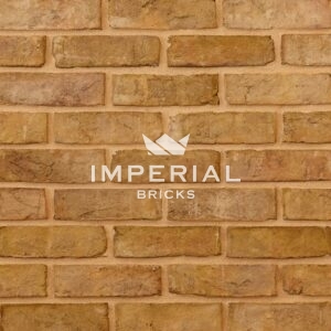 Windsor Yellow Stock bricks shown in a wall.