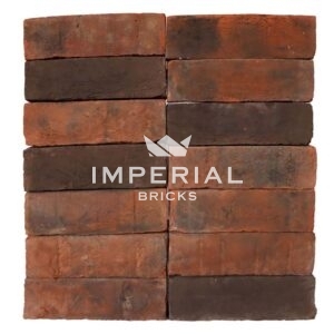 Brodsworth Blend handmade bricks shown in a wall.