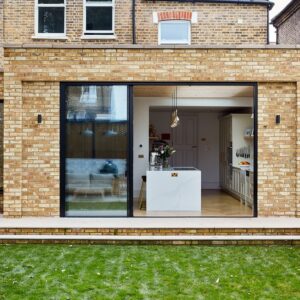 External view of an extended property in London, built using Original London Stock handmade bricks.