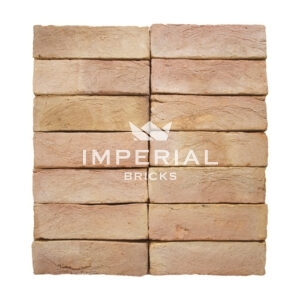 Blenheim Buff Multi bricks shown in a wall, the bricks feature natural colour variations.