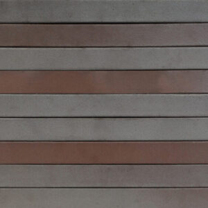 Copenhagen Grey Flat elongated bricks shown in a wall.