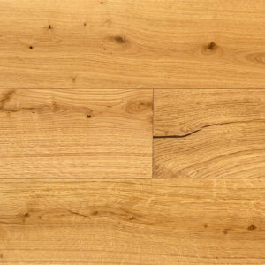 Congnac Oak Plank wood flooring laid on the floor.