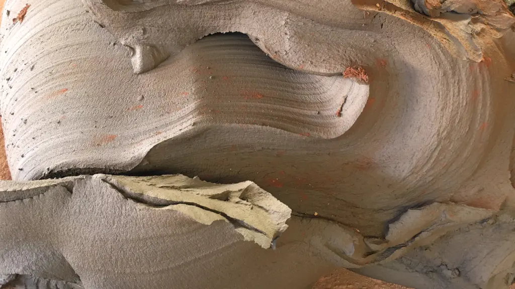 Clot of prepared clay ready for moulding handmade bricks.