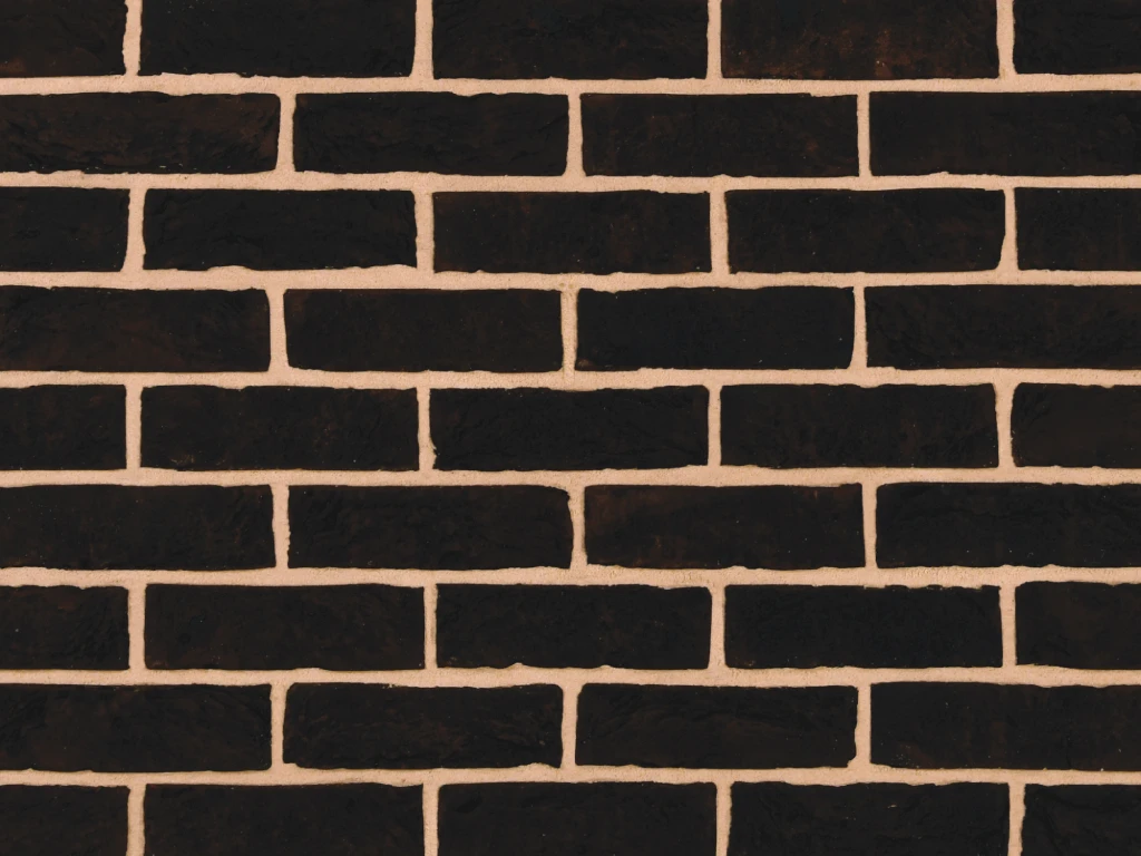 Dark bricks (Imperial's Sapphire Black) shown with a buff brick mortar colour.