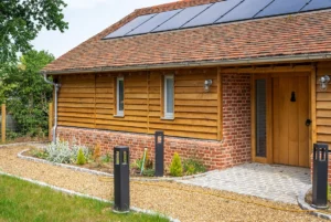 Clay roof tiles by Imperial applied on a countryside building