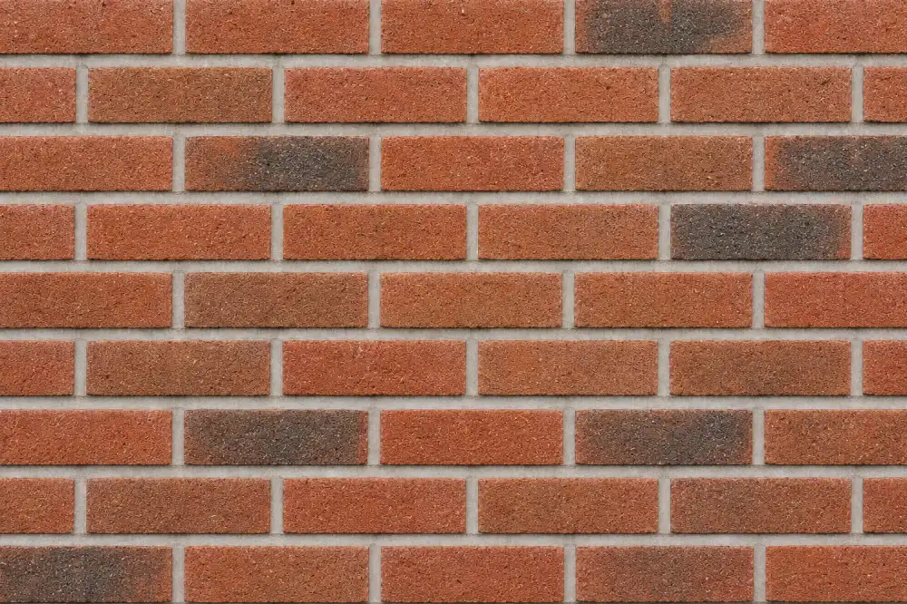 Illustrative example of a wall of concrete facing bricks.